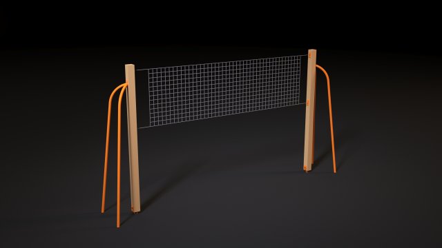 volleyball net 3D मॉडल .c4d .max .obj .3ds .fbx .stl .blend 