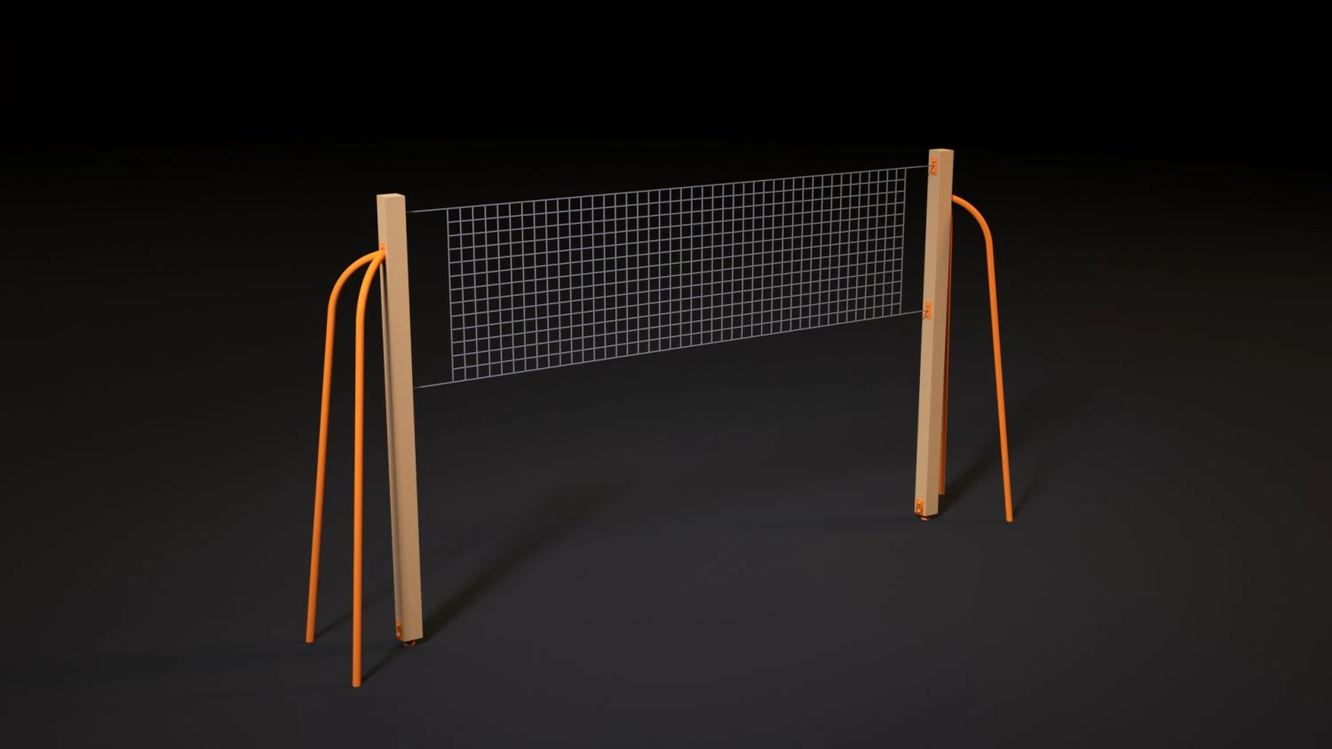 volleyball net 3D Model .c4d .max .obj .3ds .fbx .stl .blend 