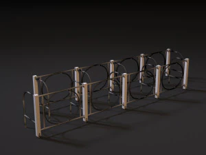 campo sportivo Modello 3D