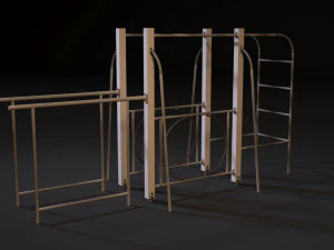 campo sportivo Modello 3D