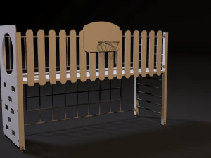 campo sportivo Modello 3D