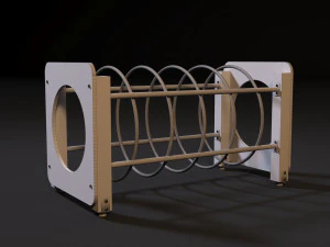 campo sportivo Modello 3D