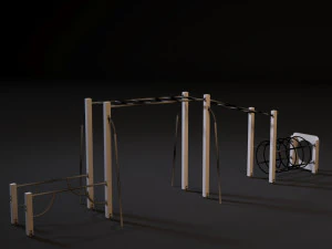 campo sportivo Modello 3D