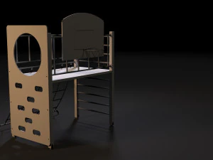 campo sportivo Modello 3D