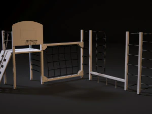 campo sportivo Modello 3D