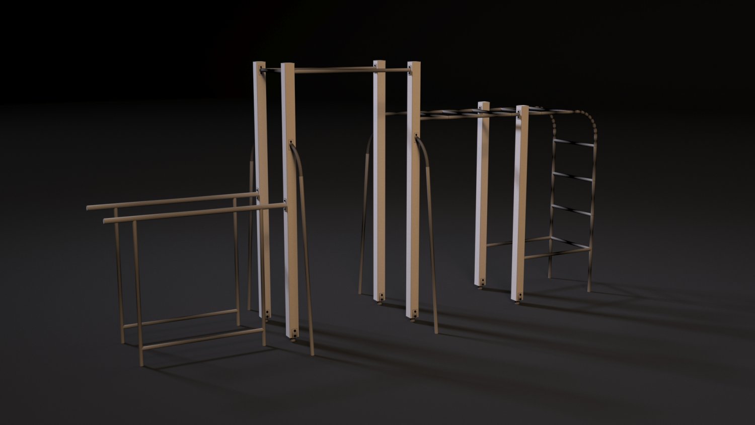 Workout площадка 3ds Max