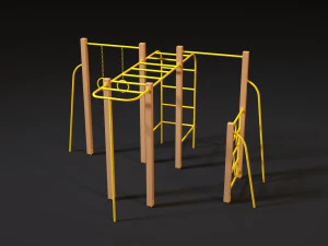 campo sportivo Modello 3D