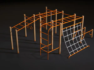 campo sportivo Modello 3D