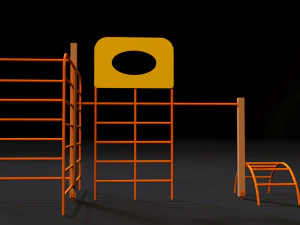 campo sportivo Modello 3D