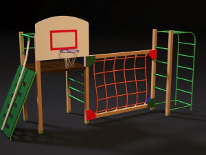 campo sportivo Modello 3D