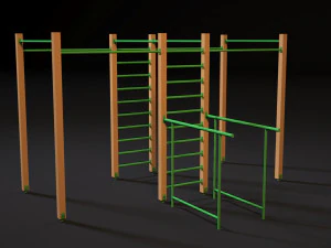 campo sportivo Modello 3D