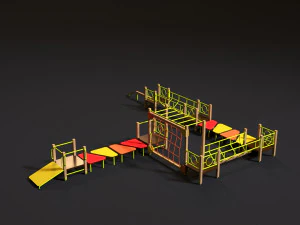 campo sportivo Modello 3D