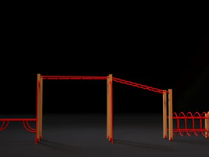 campo sportivo Modello 3D