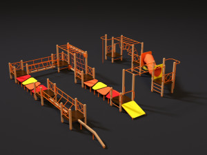 sports ground 3D Модель