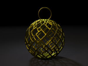 christmas ball 3D 프린트 모델