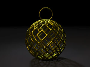 christmas ball 3D Print Model