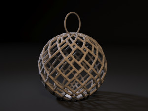 christmas ball 3D 프린트 모델