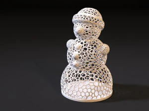 snowman voronoi 3D Print Model