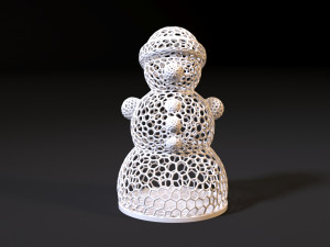 snowman voronoi 3D Принт Модель