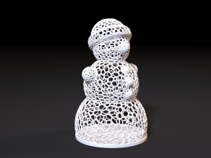 snowman voronoi 3D Принт Модель
