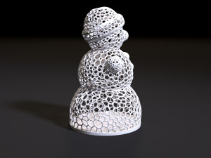 snowman voronoi 3D Принт Модель
