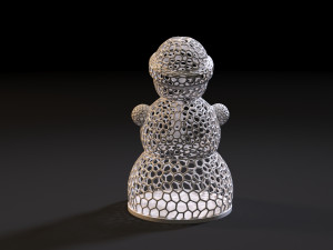 snowman voronoi 3D Принт Модель