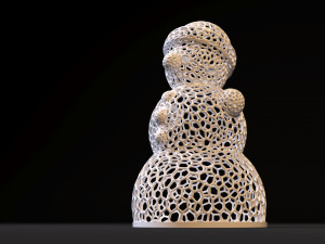 snowman voronoi 3D Принт Модель
