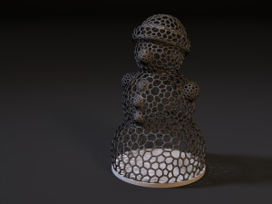 snowman voronoi 3D Принт Модель