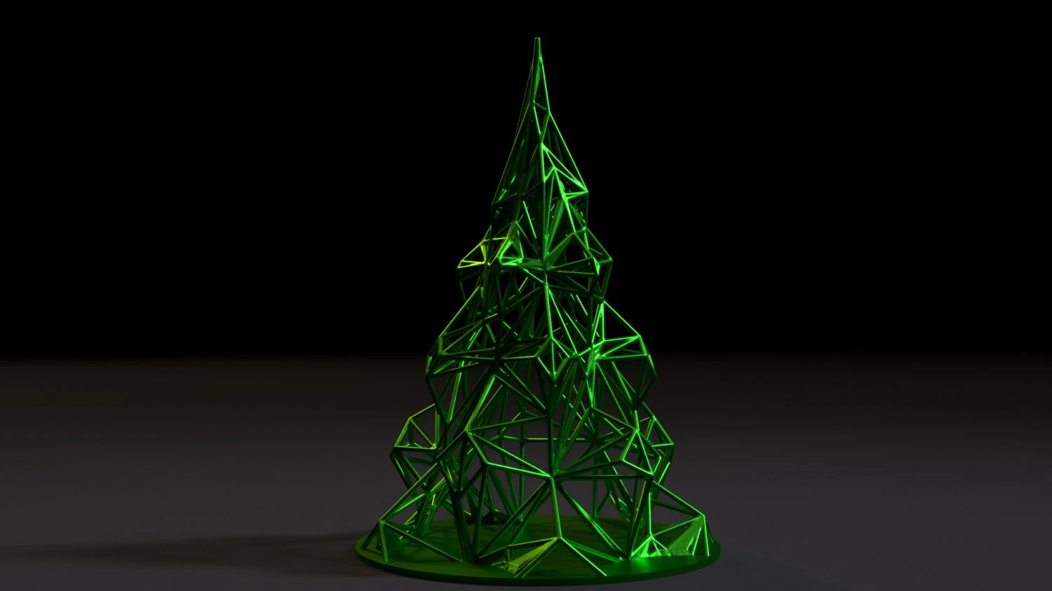 christmas tree voronoi christmas decoration 3D Print Model .c4d .max .obj .3ds .fbx .stl .blend