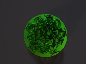 christmas tree voronoi christmas decoration Model Cetak 3D