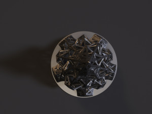 christmas tree voronoi christmas decoration 3D-printmodel