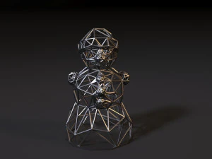 pupazzo di neve Modello di stampa 3D