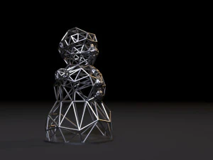 snowman 3D Print Model