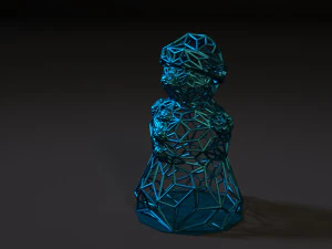 snowman 3D Print Model