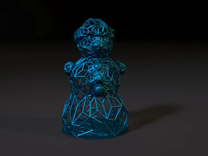 snowman 3D Print Model
