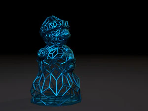 snowman 3D Print Model