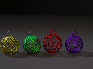 christmas decoration ball 3D Print Model
