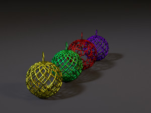 christmas decoration ball 3D Print Model