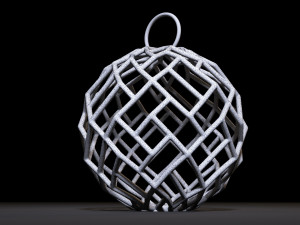 christmas decoration ball 3D Print Model