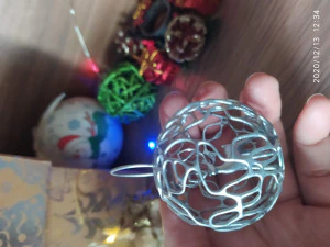 christmas ball with a deer 3D Print Model