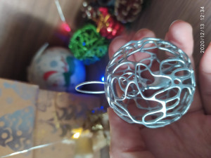 christmas ball with a deer 3D Print Model