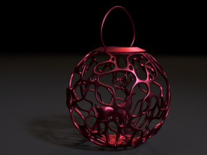 christmas ball with a deer 3D Print Model