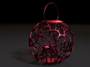 christmas ball with a deer 3D Print Model