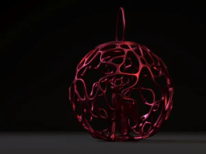 christmas ball with a deer 3D Print Model