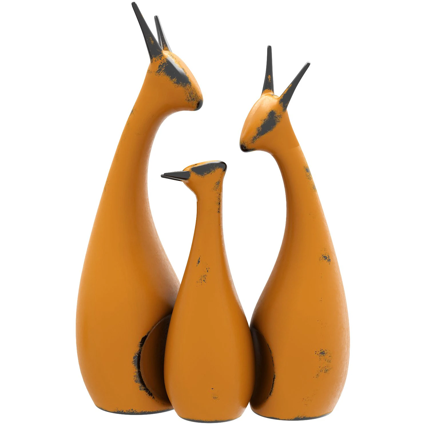 cat family 3D Model .c4d .max .obj .3ds .fbx .stl .blend 