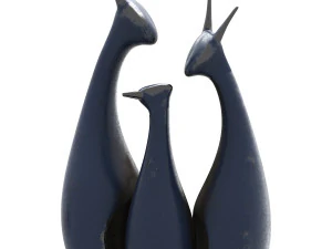 cat family 3D Model