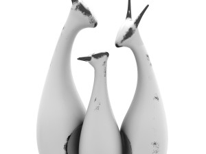 cat family Modello 3D