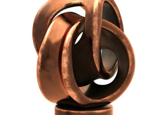 escultura abstrata Modelo 3D