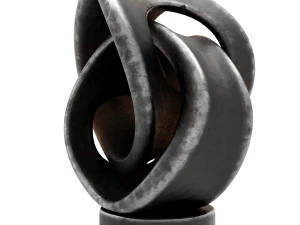 patung abstrak Model 3D