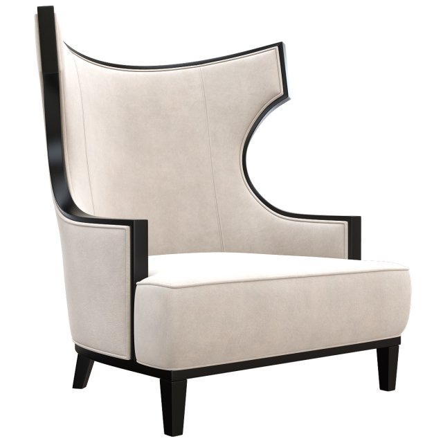 armchair 3D Model .c4d .max .obj .3ds .fbx .stl .blend